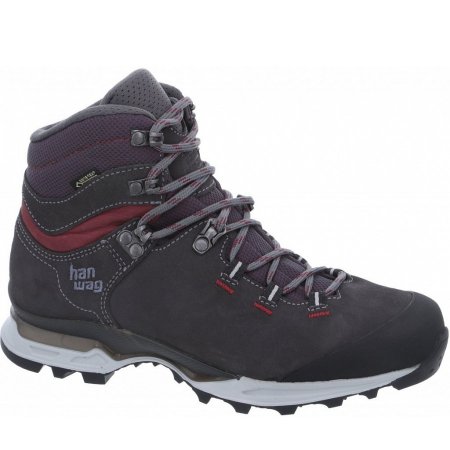 Hanwag Damen Tatra Light Lady Gtx Wanderschuh In Asphalt/Rot Hanwag Damen Tatra Light Lady Gtx Wanderschuh In Asphalt/Rot